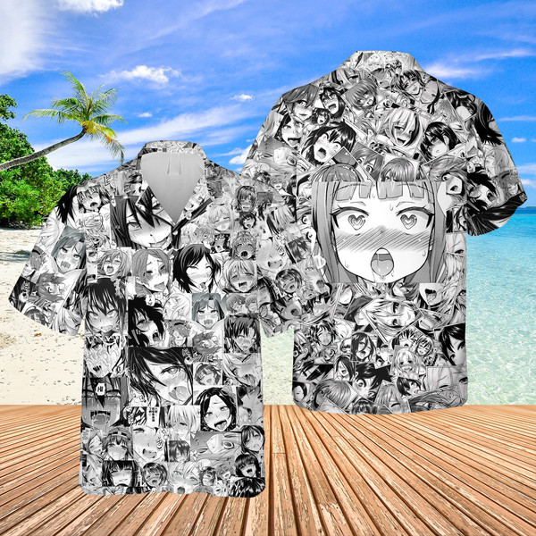 Anime Hawaiian Shirt, Anime Gift, Anime Lover, Anime Shirt, Anime Gift.jpg