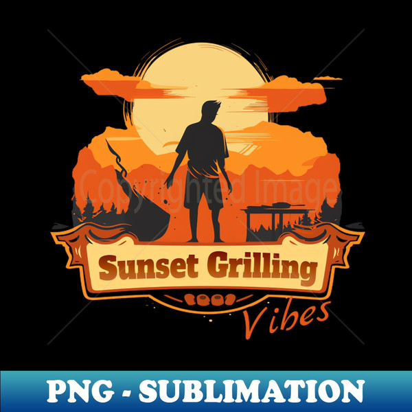 Summer grilling Grill Master BBQ Master Barbecue - Premium PNG Sublimation File - Stunning Sublimation Graphics