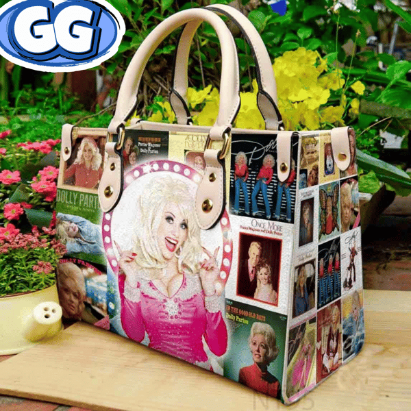 Dolly Parton Leather Handbag, Dolly Parton Bag, Dolly Parton Purses,Dolly Parton Lover's Handbag,Women Handbag,Vintage Handbag.jpg