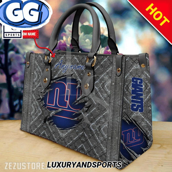 New York Giants NFL Premium Leather Handbag.jpg
