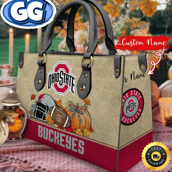 NCAA Ohio State Buckeyes Autumn Women Leather Bag.jpg
