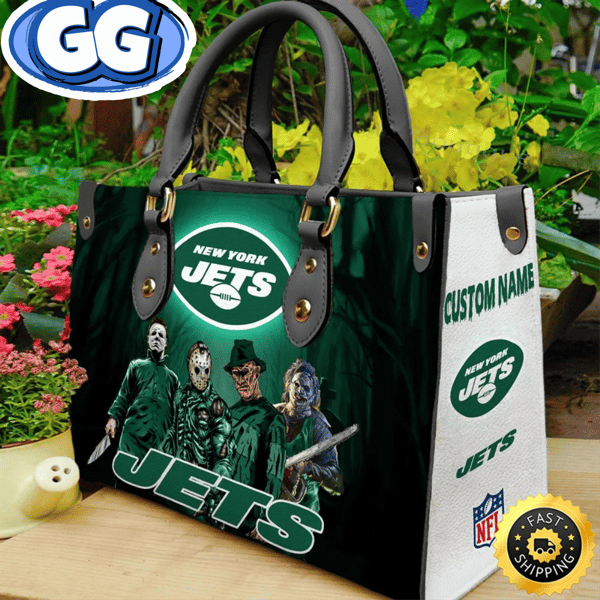 New York Jets NFL Halloween Women Leather Hand Bag.jpg