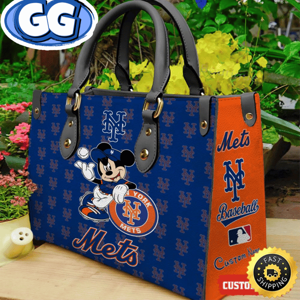 New York Mets Mickey Women Leather Hand Bag.jpg