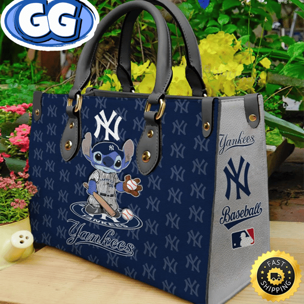 New York Yankees Stitch Women Leather Hand Bag.jpg