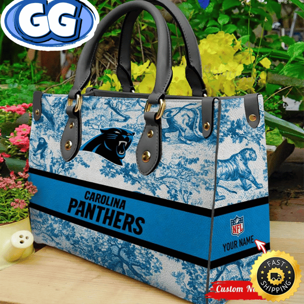 NFL Carolina Panthers Women Leather Bag.jpg