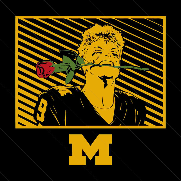 JJ McCarthy Rose SVG Michigan Football File Design.jpg