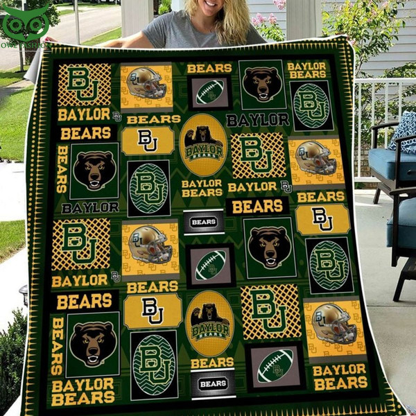 NCAA Baylor Bears Football Quilt Blanket.jpg