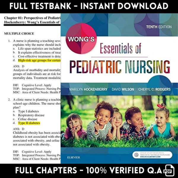 TEST BANK Wongs Essentials of Pediatric Nursing 10th Edition by Hockenberry.jpg