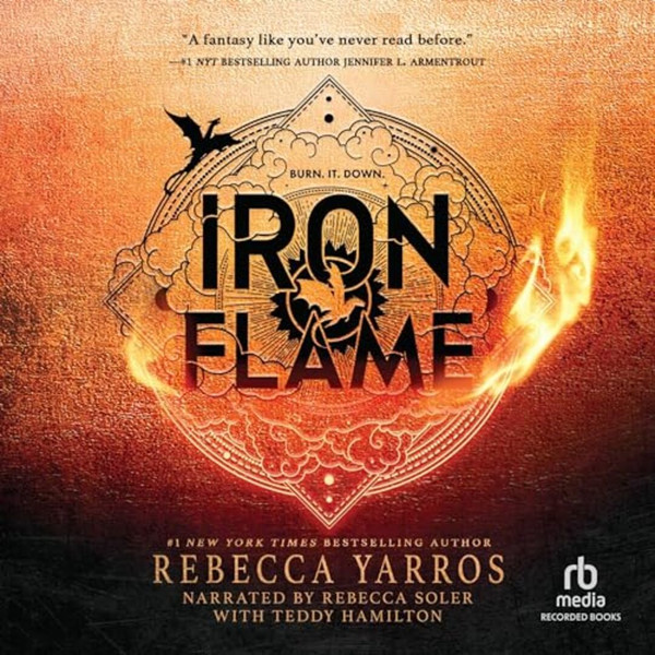 Iron-Flame: Empyrean - Captivating-Fantasy-Book-by-Rebecca-Yarros.jpg Fantasy-book-cover: Iron-Flame-by-Rebecca-YarrosEmpyrean-series-novel - Basgiath-War-Colle