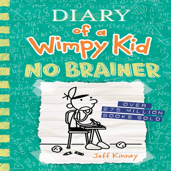 No-Brainer-(Diary-of-a-Wimpy-Kid-Book-18) - Jeff-Kinney's-Hilarious-School-Rescue.jpg Book-18-cover: No-Brainer - Diary-of-a-Wimpy-Kid-series, Jeff-Kinney's lat