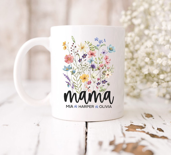 Personalized Mama Mug With Kids Names, Wildflowers Mama Mug, Mama Coffee Mug, Custom Gift For Mom Gifts, Mothers Day Gift For Mom Birthday2.jpg