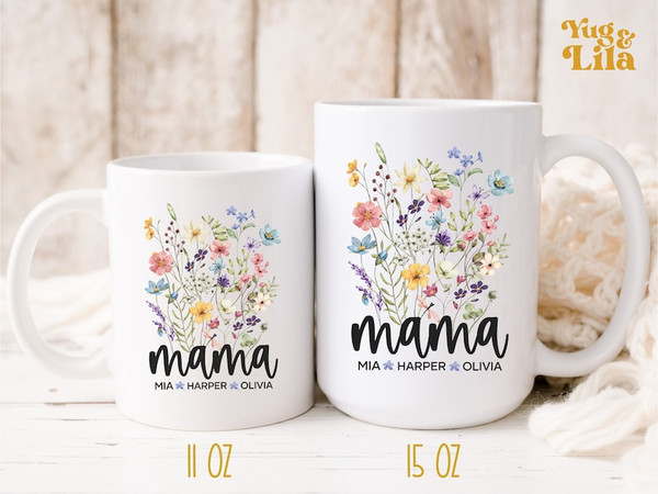Personalized Mama Mug With Kids Names, Wildflowers Mama Mug, Mama Coffee Mug, Custom Gift For Mom Gifts, Mothers Day Gift For Mom Birthday3.jpg