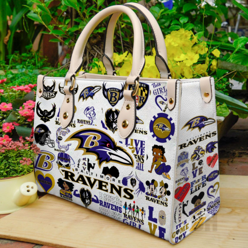 Baltimore Ravens 1 Leather Handbag1.png