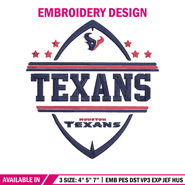 Houston Texans Ball embroidery design, Houston Texans embroidery, NFL embroidery, sport embroidery, embroidery design..jpg