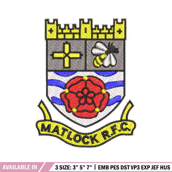 Matlock Rugby Club embroidery design, Matlock Rugby Club embroidery, logo design, Embroidery file, Instant download..jpg