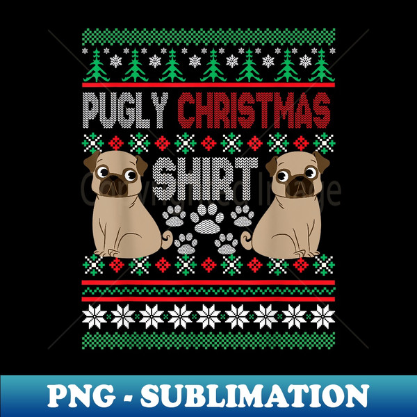 WP-14418_Pugly Pug Dog Ugly Christmas Xmas Pug Lovers  1161.jpg