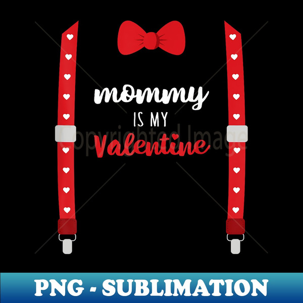 YD-12305_Mommy Is My Valentine T Heart Mom Suspenders Bow Tie 3483.jpg