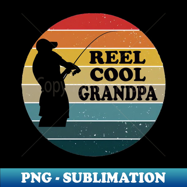 GRANDPA GIFTS FOR FISHING - PNG Sublimation Digital Download