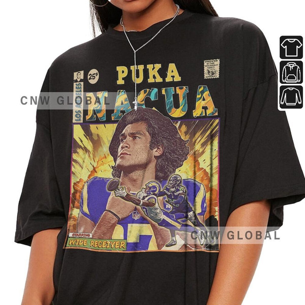 Puka Nacua Shirt, 90s Comic Vintage Merch Book Art, Puka Nacua True Hero Football Merch Retro Graphic Gift Sport Fan V2, 210 DKHT.jpg