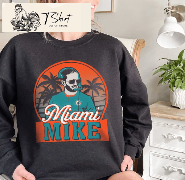 Miami Mike Miami Dolphins Mens Shirts Miami Dolphin Gifts for Him - Happy Place for Music Lovers.jpg