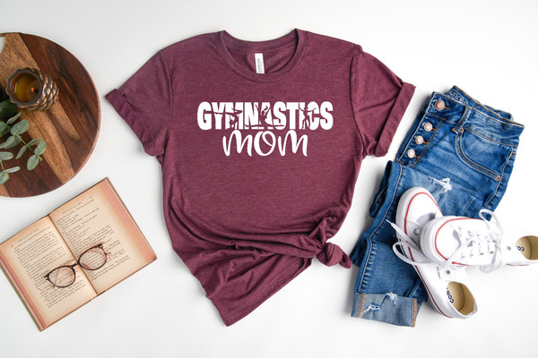 Gymnastics Mom Shirt, Gymnastics Mom Tee, Mother's Day Gift, Mother's Day Shirt, Gymnastics Mom T-Shirt,Mom Life Shirt.jpg