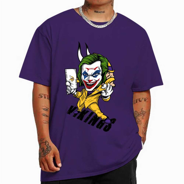 Joker Smile Minnesota Vikings T-Shirt - Cruel Ball.jpg