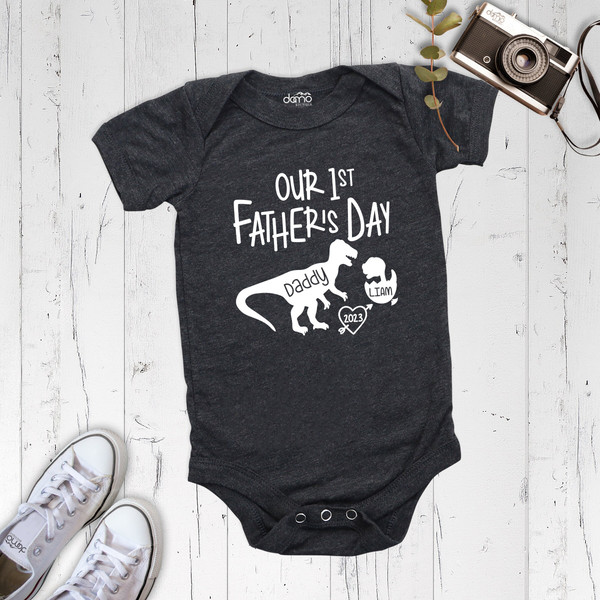 Our First Father's Day Shirt, Daddy And Me Shirts, Father's Day Daddy And Baby Outfit, Fathers Day Shirt, Daddy Matching Shirt, Father Shirt.jpg