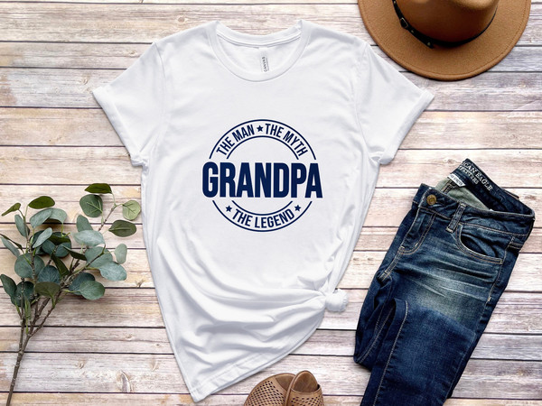 Grandpa Shirt for Grandpa The Man The Myth The Legend Grandpa T Shirt - Fathers Day Gift - Husband Gift Grandpa Gift Funny T shirts.jpg