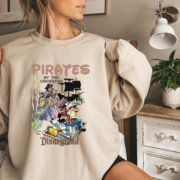 Vintage Pirates Of The Caribbean Disneyworld Shirt, Mickey Pirates Shirt, Disneyworld Trip 2023 Shirt, Mickey Caribbean Shirt, Disney Pirate.jpg