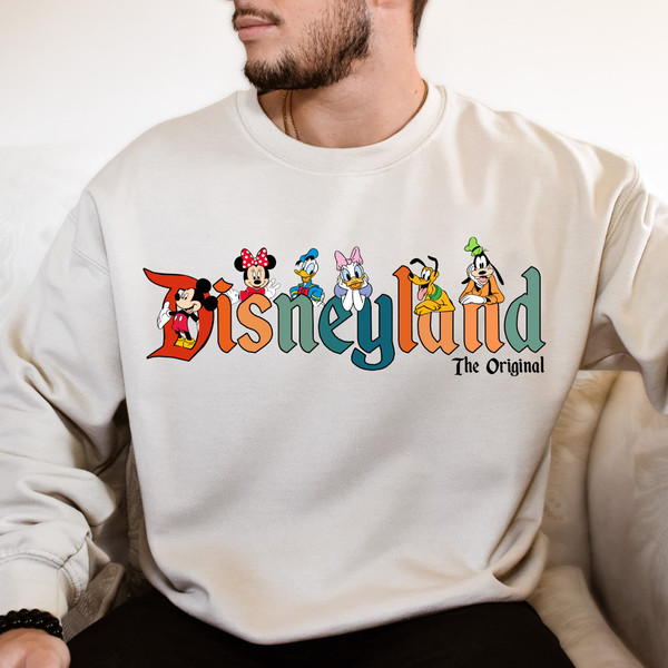 Disneyland The Original Mickey And Friends T-shirt, Disney Trip Family Shirt, Vintage Disneyland Shirt, Disneyworld Minnie Donald Pluto Tee 1.jpg