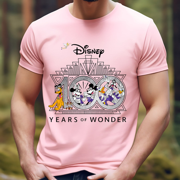 Mickey and Friends Disney 100 Years Of Wonder Shirt  Walt Disney T-shirt  Disneyland 2023 Trip 100th Anniversary  Disney 100 Outfits 1.jpg