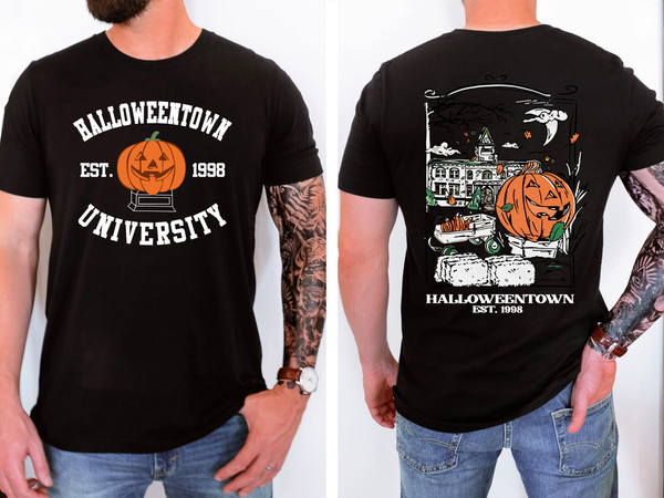 Vintage Halloweentown 1998 Shirt  2-Sided Halloweentown University Design  Fall Halloween Costume Tee.jpg