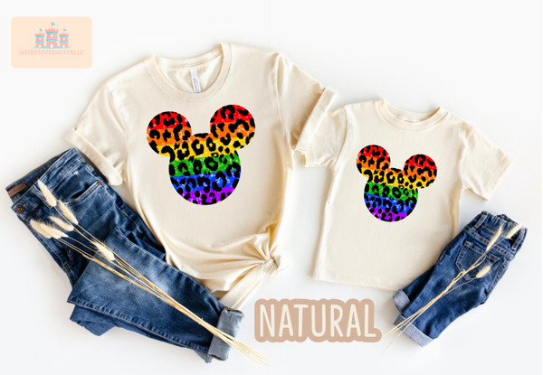 animal print rainbow Disney Shirt  Animal Kingdom themed Disney trip shirt for kids and adults, Safari shirt, animal kingdom shirt, 2.jpg