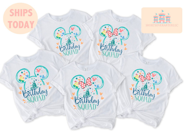 Disney Birthday Shirt, Disney Birthday Girl Shirt, Mickey And Friends Birthday Shirt, Disney Birthday Squad, Disney Birthday Family Shirts 3.jpg
