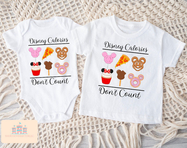 Disney Calories Don't Count tshirt , Disney Family and couple tshirt, Disney youth and toddler tshirt, Disney matching shirt, Disney snacks.jpg