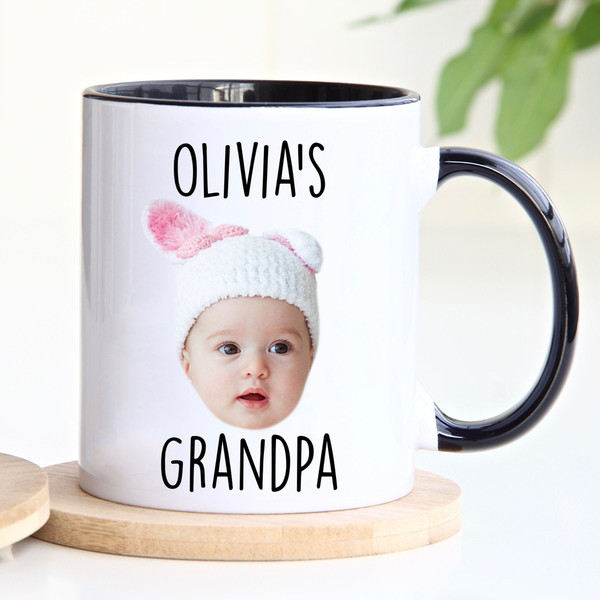 Custom Baby Face Mug, Mothers Day Mug Gift, Grandchild Mug, Personalize Child Photo Coffee Cup for Dad  Mom, Mug with Baby Picture.jpg