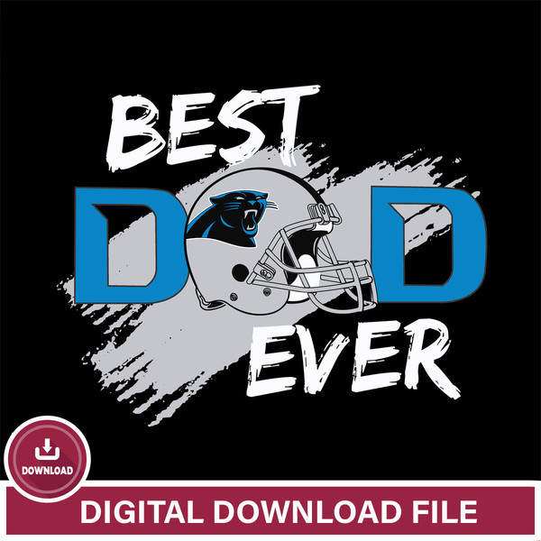 Best dad ever Carolina Panthers svg , eps , dxf , png file , digital download.jpg
