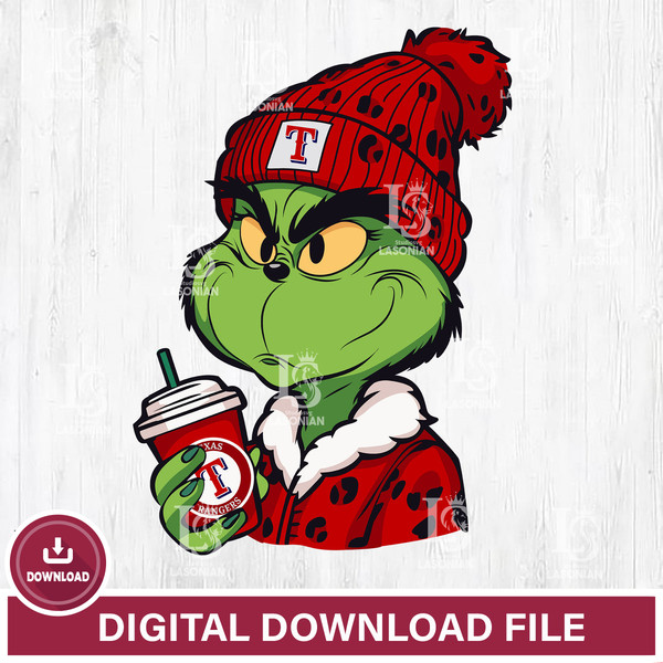 Boujee grinch Texas Rangers svg eps dxf png file, Digital Download, Instant Download.jpg