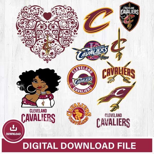 Cleveland Cavaliers svg eps dxf png file.jpg