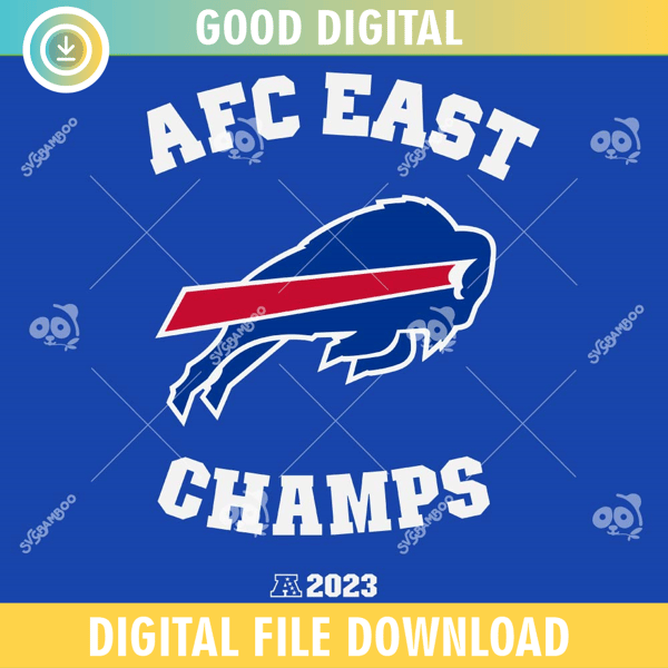 Afc East Champs SVG PNG, Buffalo Bills AFC East Champions.jpg