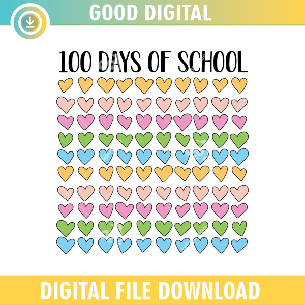 100 Days Of School Hearts SVG PNG.jpg