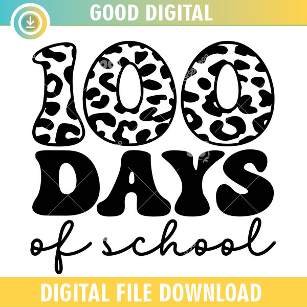 100 Days Of School Leopard SVG PNG.jpg