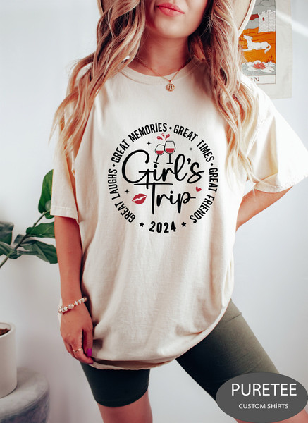 Girls Trip Shirt, Girls Vacation Shirt, Girls Travel Shirt, Travel Lover Gift, Besties Shirt, Road Trip, Best Friends Gift.jpg