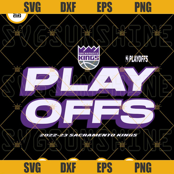 Sacramento Kings Playoffs SVG, NBA Playoffs SVG PNG DXF EPS Cricut Files.jpg