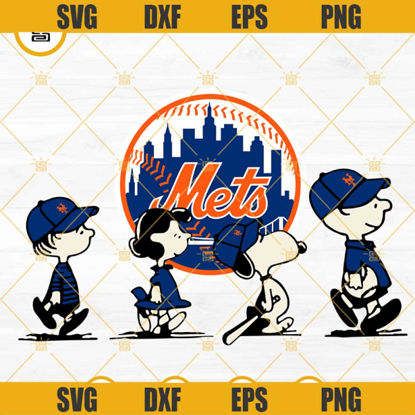 Snoopy Charlie Brown New York Mets SVG PNG DXF EPS Cricut Files.jpg