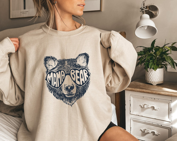 Mama Bear sweatshirt, Mothers Day Gift, Mama Bear Crewneck, Cute Mama Shirt, Mom Life Sweatshirt, New Mom Gift, Baby Shower Gift, Mom Shirt 1.jpg