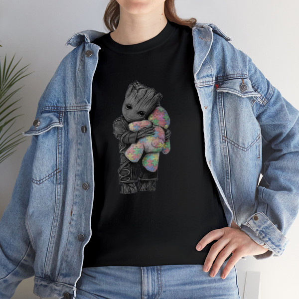 Find Autism Groot Hug Teddy Bear T-Shirt copy 3.jpg