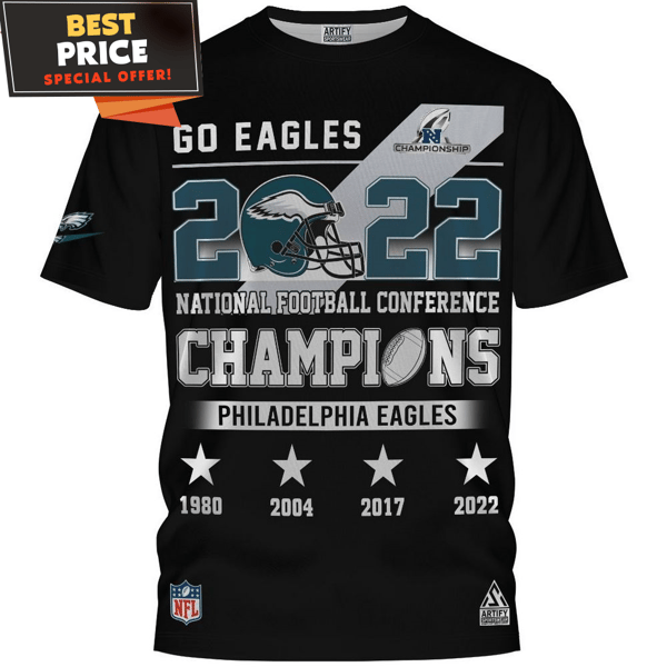 Philadelphia Eagles Go Eagles 2022 NFC Champions T-Shirt, Philadelphia Eagles Unique Gifts - Best Personalized Gift & Unique Gifts Idea.jpg