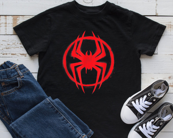 Miles Symbol Shirt Spider-Man Across the Spider-Verse Shirt Spider Man Miles Morales Shirt, Superhero Comic Great Gift Ideas Men Women.jpg