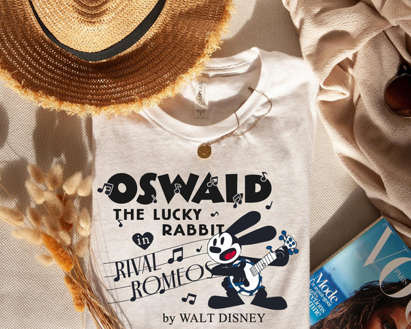 Oswald the Lucky Rabbit 'Rival Romeos' Shirt Disney Oswald Shirt Disney 100th Anniversary Magic Kingdom Great Gift Ideas Men Women.jpg